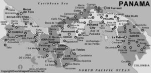 Blank Map of Panama | World Map With Countries