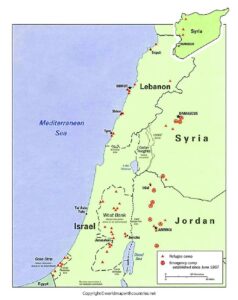 Palestine State Map with States pdf | World Map With Countries