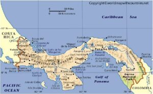 Panama Map with States pdf | World Map With Countries