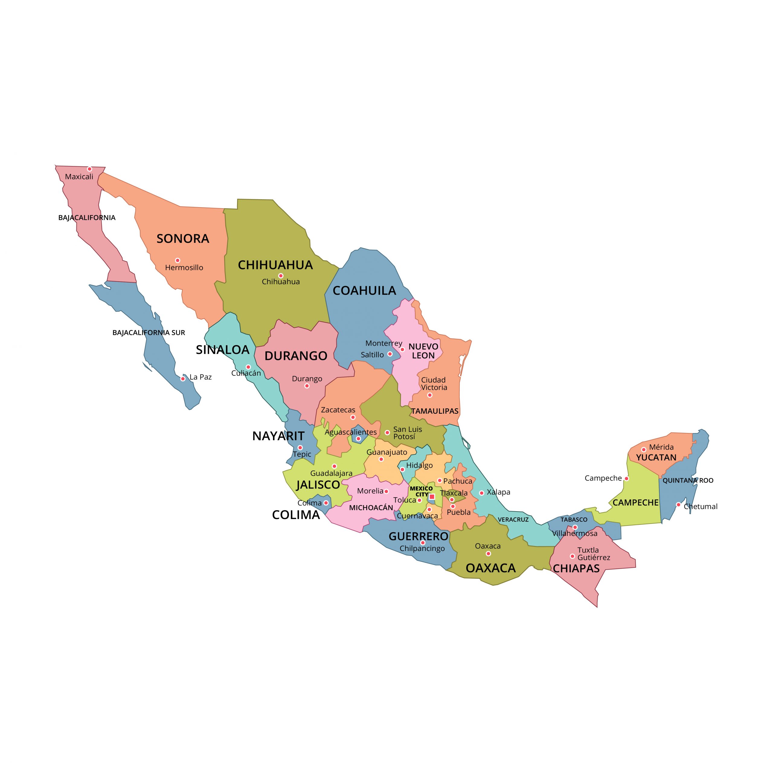 Mexico 05 scaled | World Map With Countries