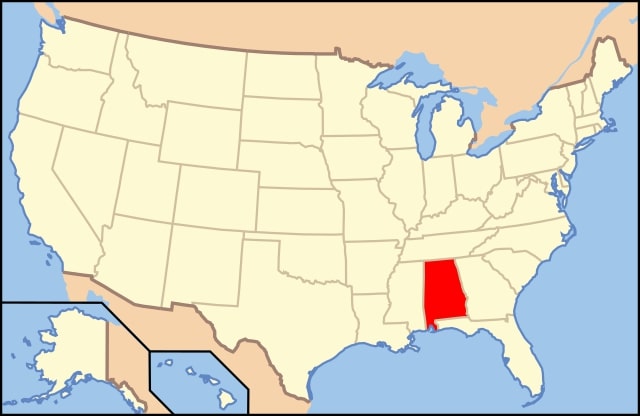 where is Alabama located