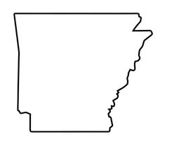 Arkansas-outline-map