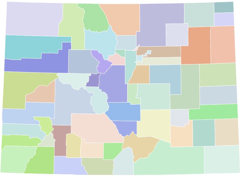 Colorado-county-map