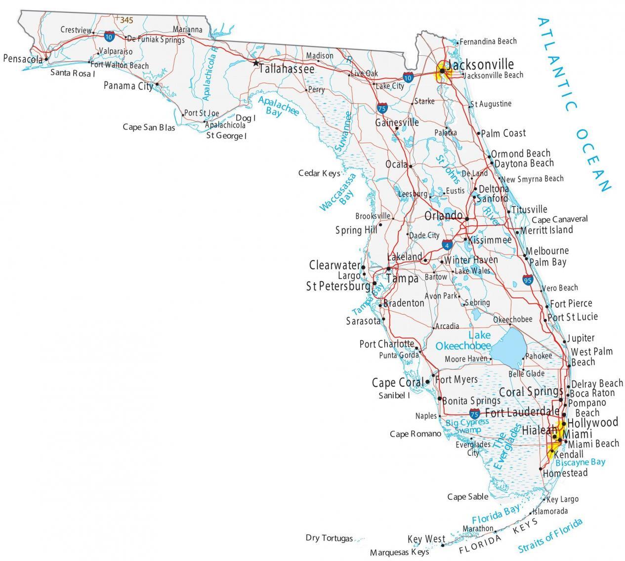 Florida-map-with-cities