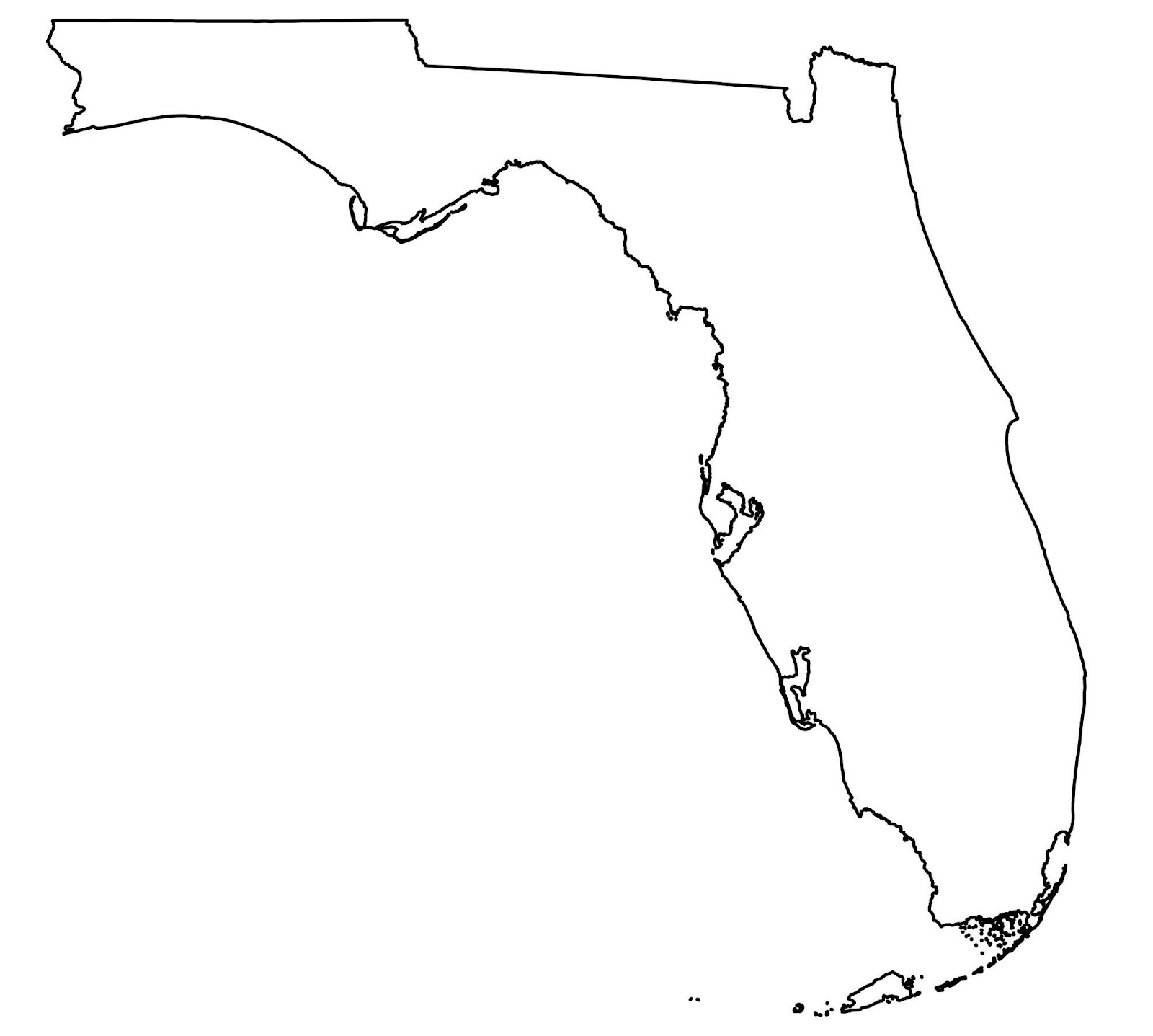 Florida-outline-map