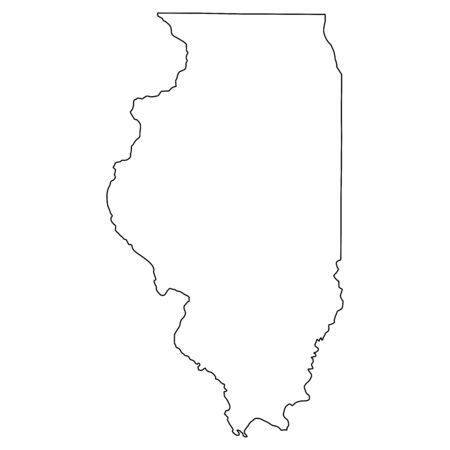 Illinois-outline-map