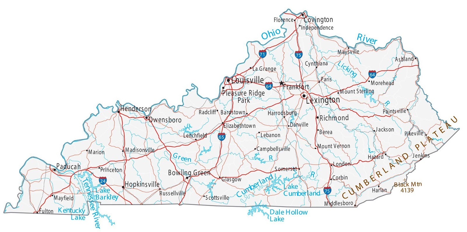 Kentucky-map-with-cities