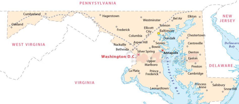 Maryland-railroad-map