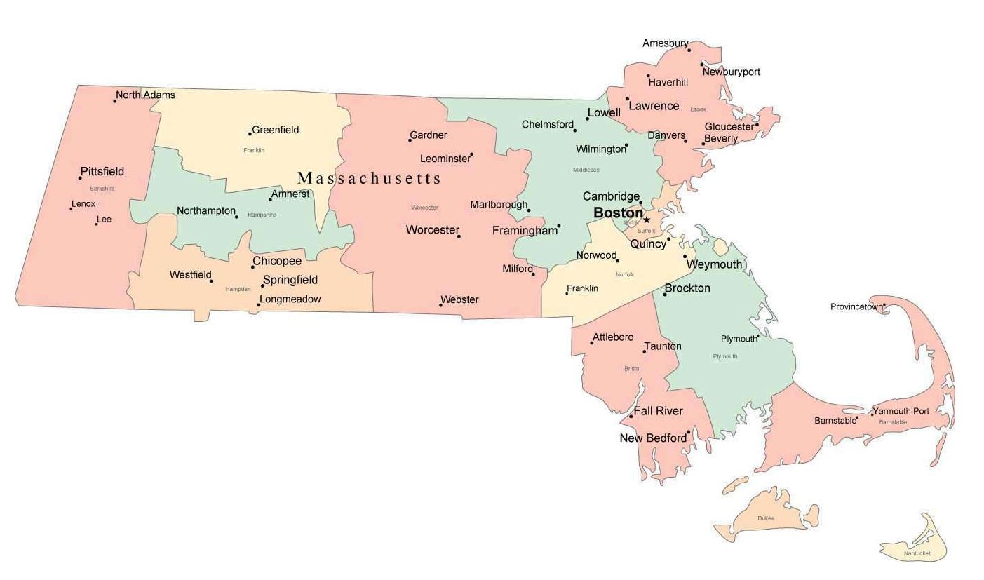 Massachusetts-map-with-cities