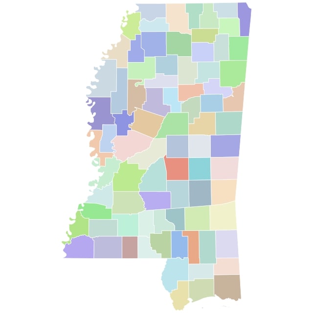 Mississippi-county-map