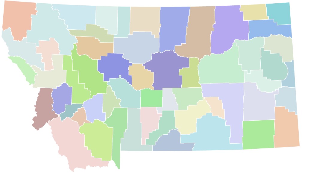 Montana-county-map