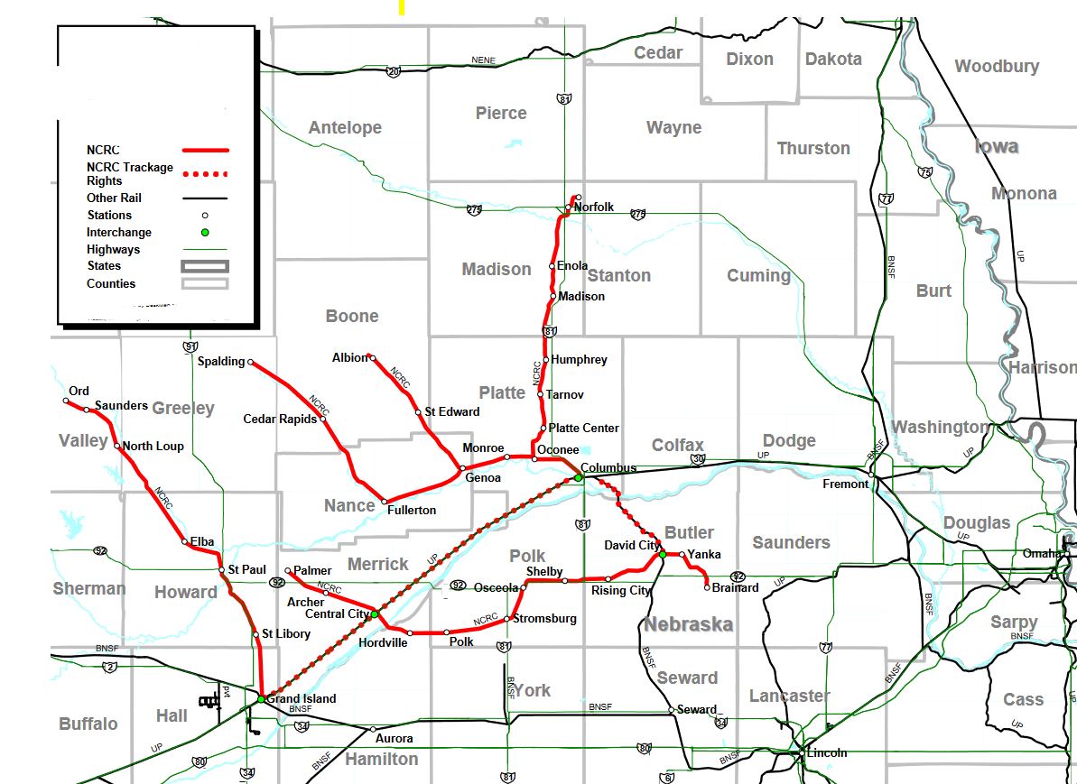 Nebraska-railroad-map