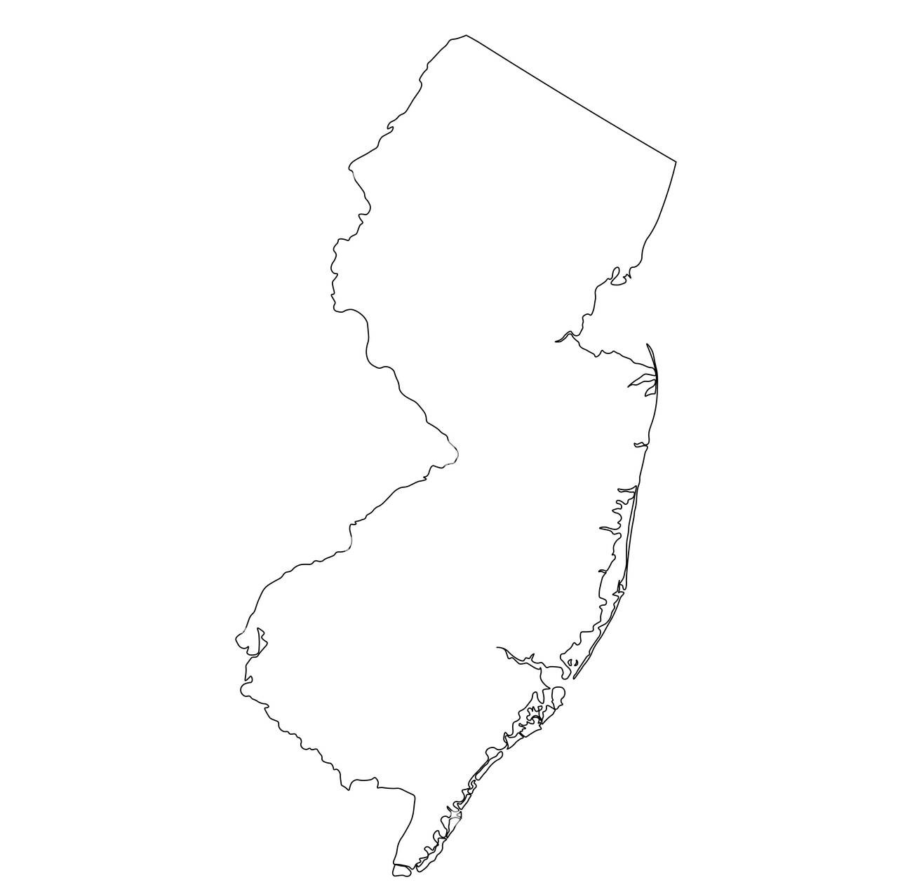 New-jersey-outline-map