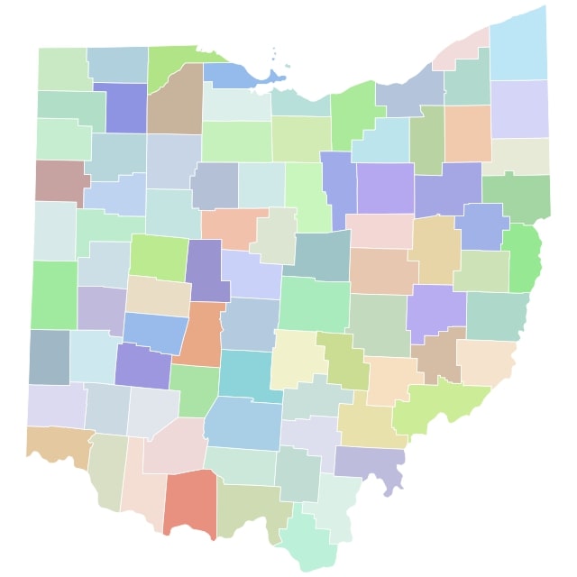 Ohio-county-map