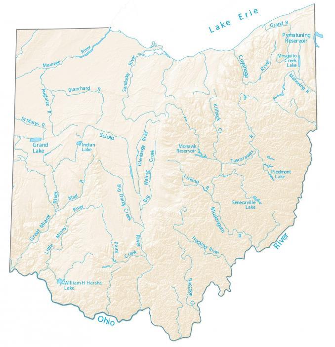 Ohio-rivers-map