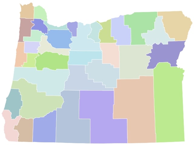 Oregon-county-map