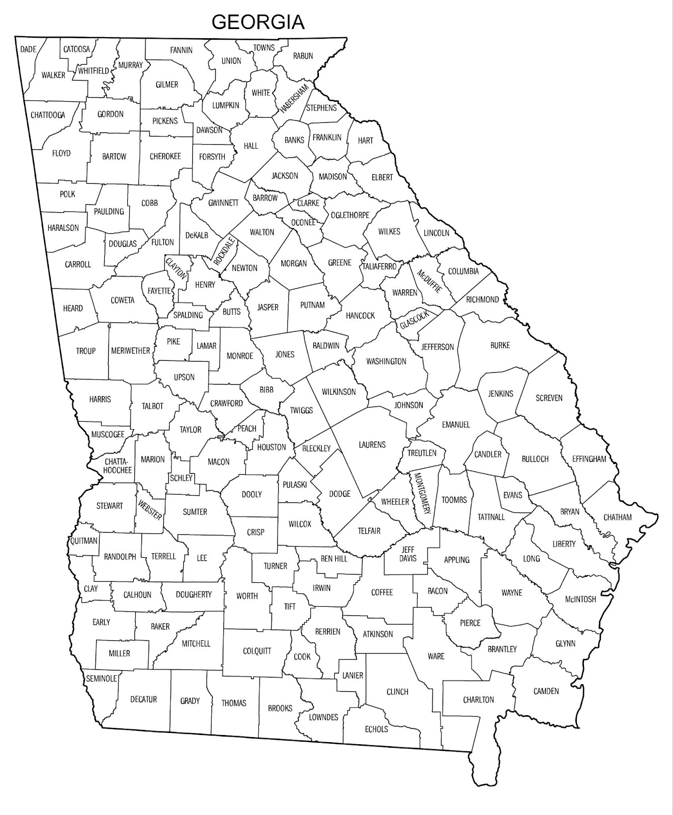 Printable-map-of-georgia-(usa)