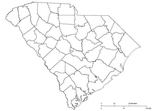 Printable-map-of-south-carolina