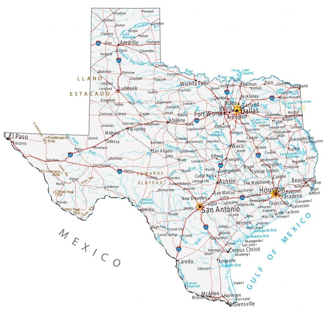 Texas-map-with-cities