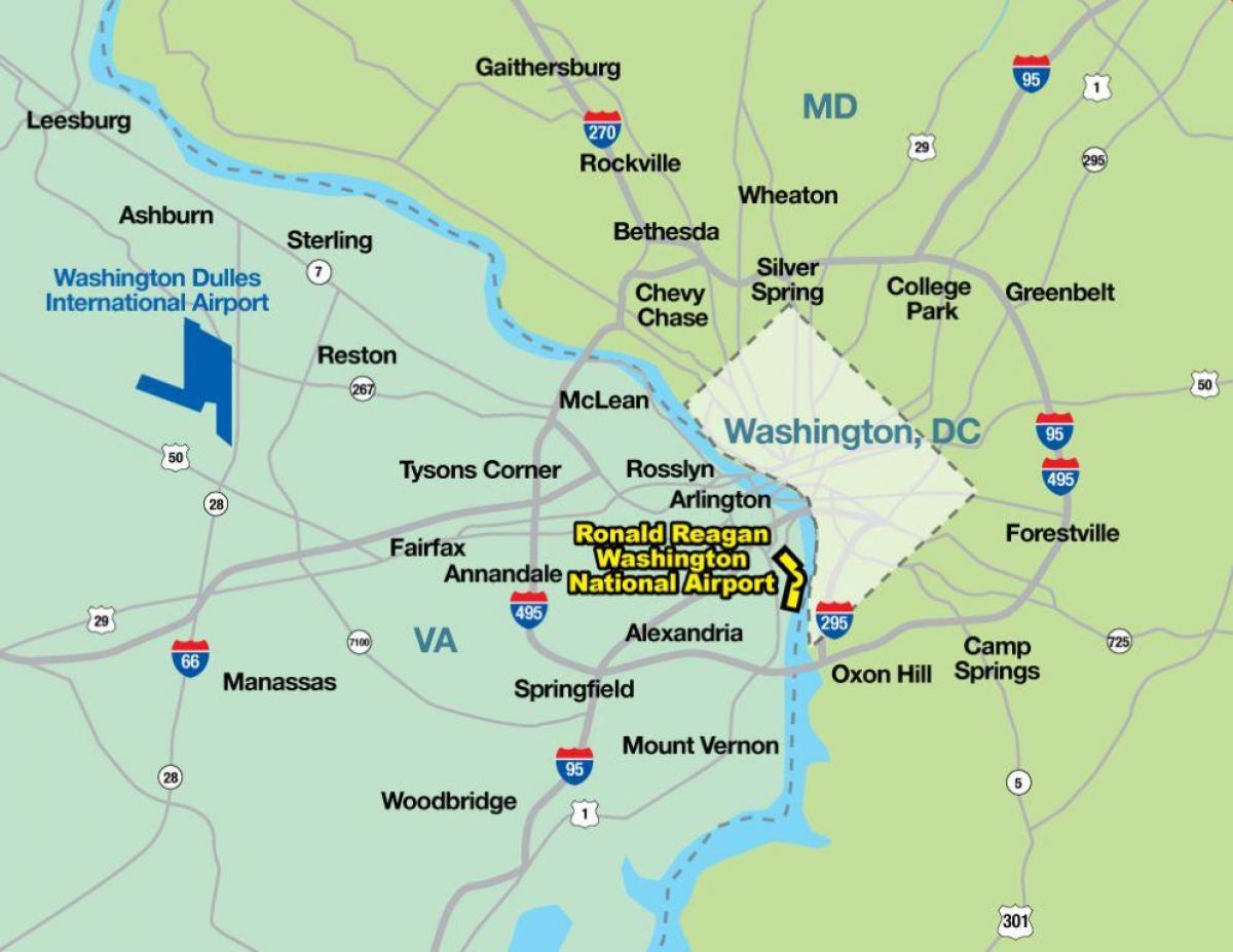 Washington-airports-map