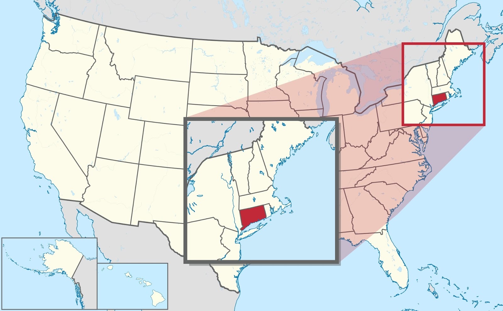 Where-is-connecticut-located