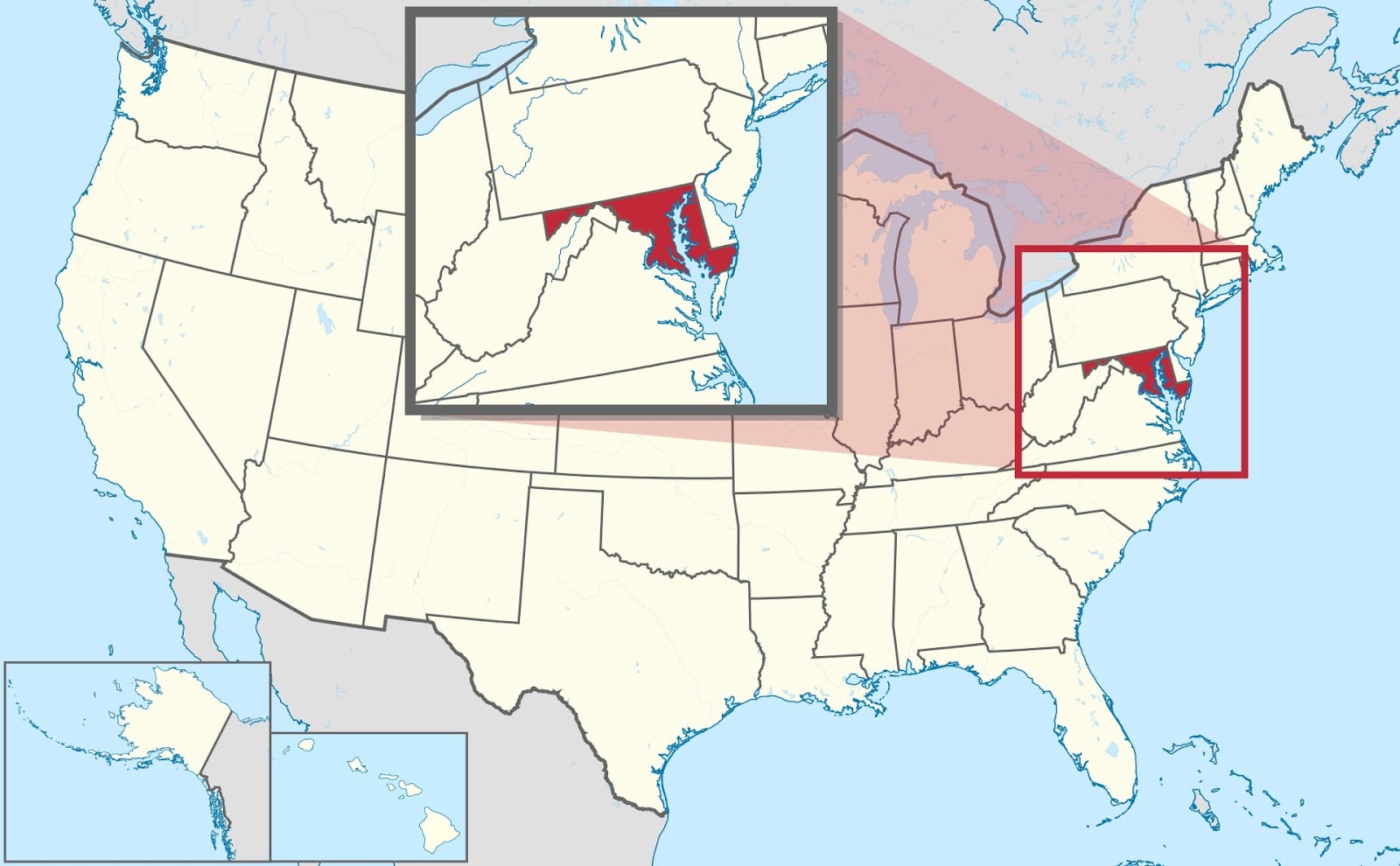 Where-is-maryland-located